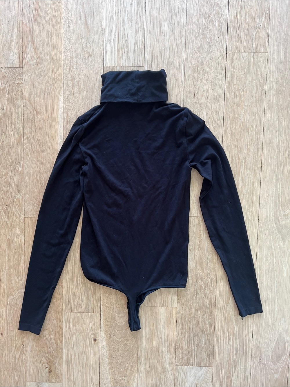 Wolford Black Long-Sleeve Turtleneck Bodysuit